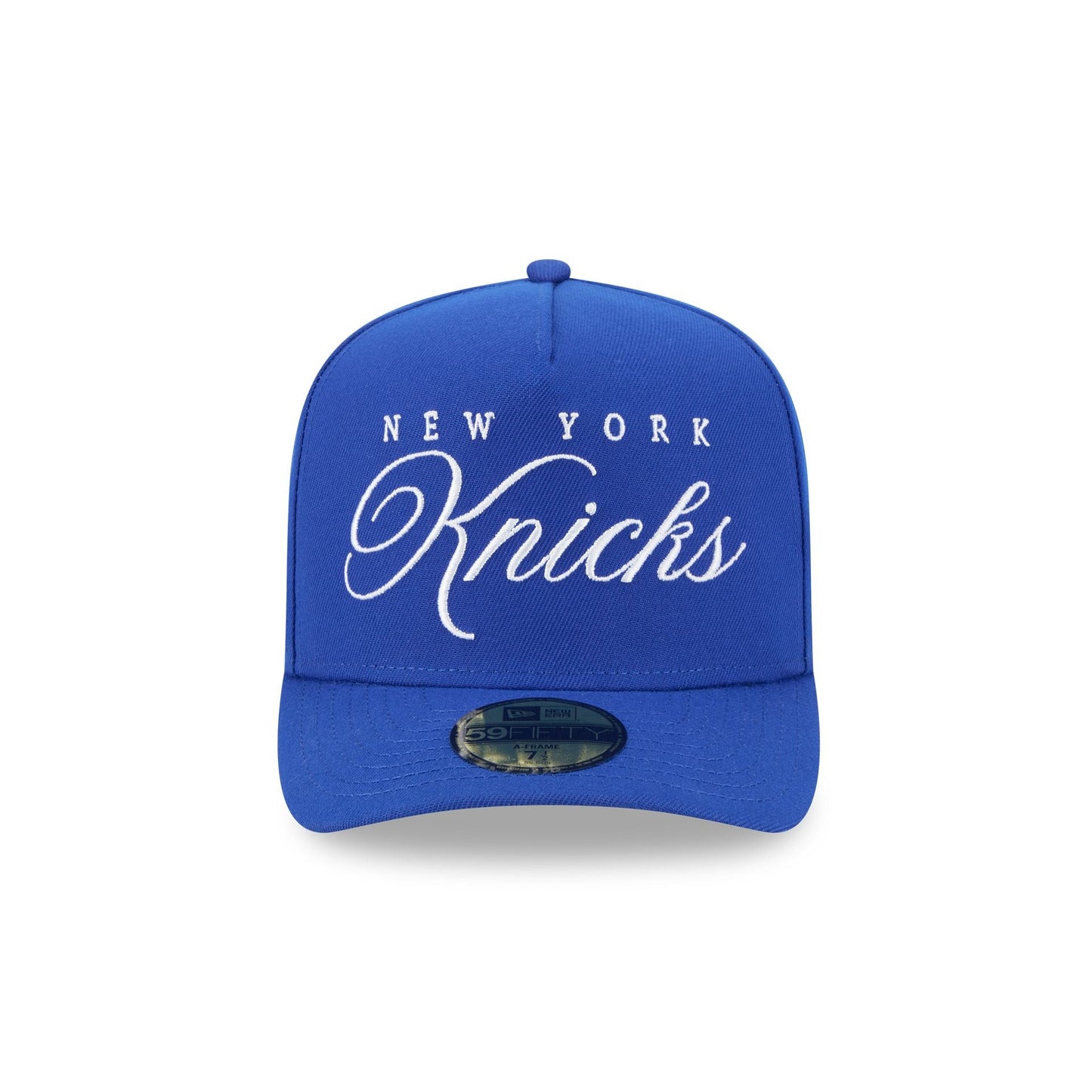 New York Knicks 2025 Draft Black 59FIFTY A-Frame Fitted Hat