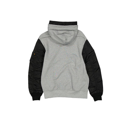 Alpha Industries x Chicago White Sox Gray MA-1 Full Zip Fleece Jacket