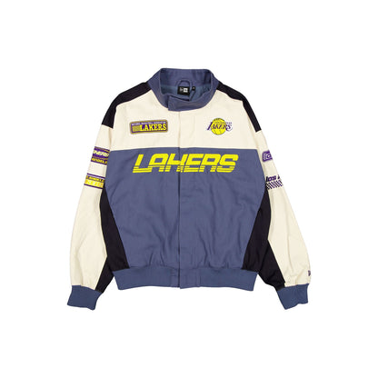 Los Angeles Lakers Blue Motorsports Jacket