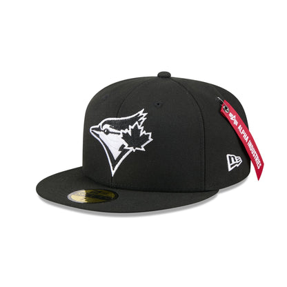 Alpha Industries x Toronto Blue Jays Black 59FIFTY Fitted Hat