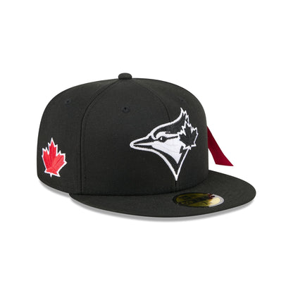 Alpha Industries x Toronto Blue Jays Black 59FIFTY Fitted Hat