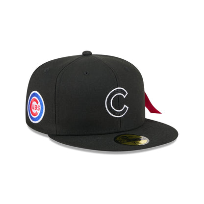 Alpha Industries x Chicago Cubs Black 59FIFTY Fitted Hat
