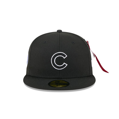 Alpha Industries x Chicago Cubs Black 59FIFTY Fitted Hat
