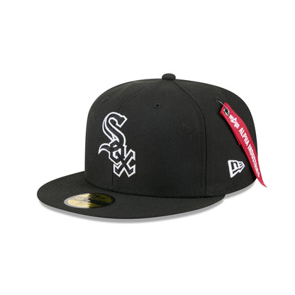 Alpha Industries x Chicago White Sox Black 59FIFTY Fitted Hat