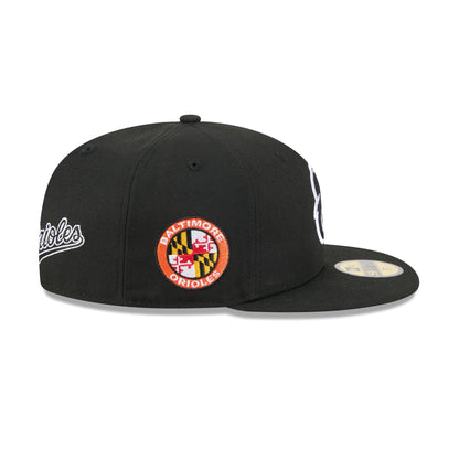 Alpha Industries x Baltimore Orioles Black 59FIFTY Fitted Hat