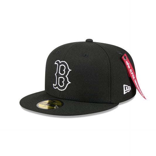 Alpha Industries x Boston Red Sox Black 59FIFTY Fitted Hat