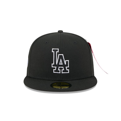 Alpha Industries x Los Angeles Dodgers Black 59FIFTY Fitted Hat