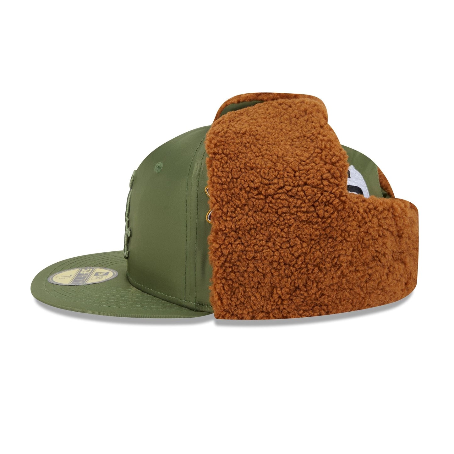 Alpha Industries x Chicago White Sox Olive Green Dog Ear 59FIFTY Fitted Hat