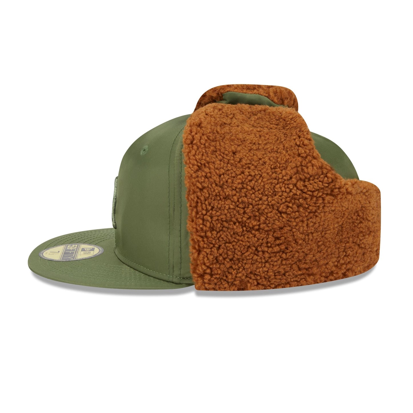 Alpha Industries x Los Angeles Dodgers Olive Green Dog Ear 59FIFTY Fitted Hat