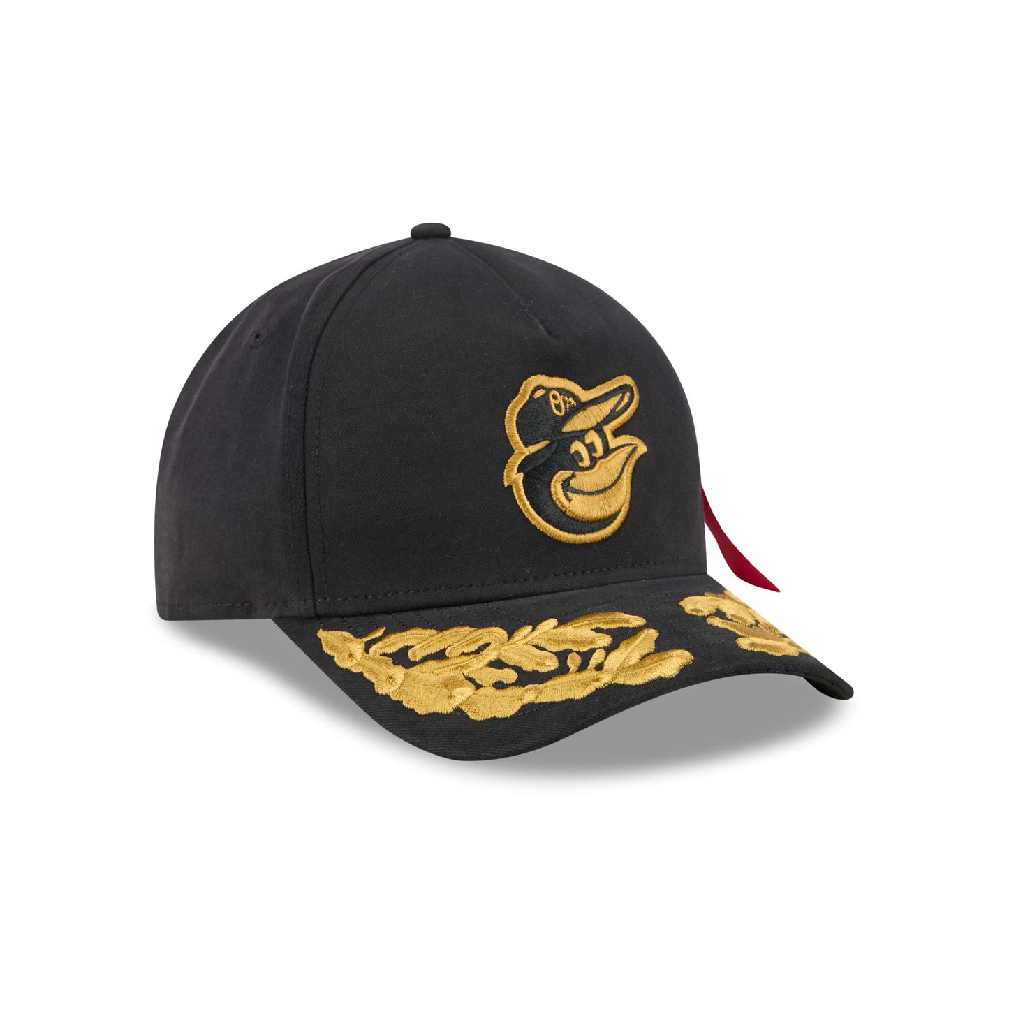 Alpha Industries x Baltimore Orioles Black 9FORTY M-Crown A-Frame Snapback Hat