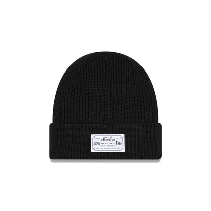 Alpha Industries x Cincinnati Reds Black Cuff Knit Hat