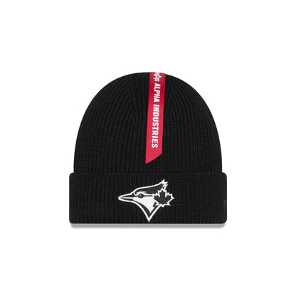 Alpha Industries x Toronto Blue Jays Black Cuff Knit Hat