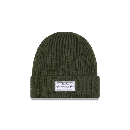 Alpha Industries x Houston Astros Olive Green Cuff Knit Hat