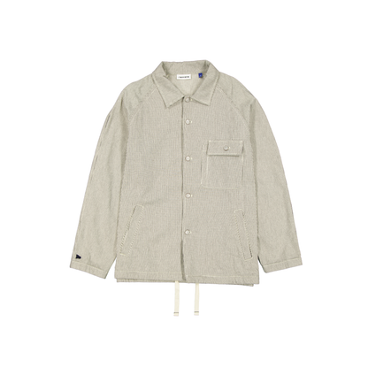 New Era Branded Railroad Stripe Workwear Jacket