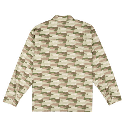 New Era Branded Printed Military Shacket
