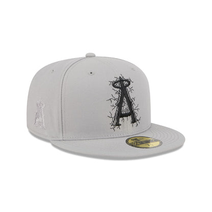 Los Angeles Angels Cracked Cement 59FIFTY Fitted Hat