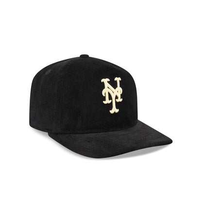 New York Mets Nostalgic Black Corduroy 19TWENTY Adjustable Hat