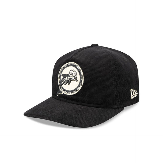 Miami Dolphins Nostalgic Black Corduroy 19TWENTY Adjustable Hat