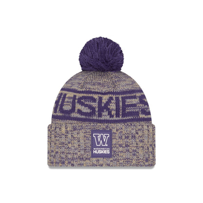 Washington Huskies Cold Weather Pom Knit Hat