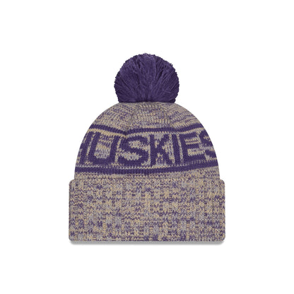 Washington Huskies Cold Weather Pom Knit Hat