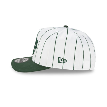 Athletics Satin Pinstripe 9FIFTY A-Frame Snapback Hat