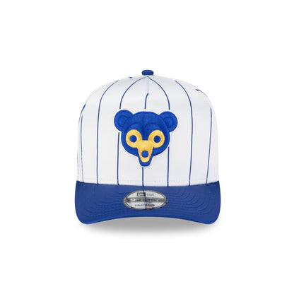 Chicago Cubs Satin Pinstripe 9FIFTY A-Frame Snapback Hat