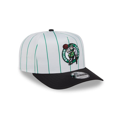 Boston Celtics Satin Pinstripe 9FIFTY A-Frame Snapback Hat