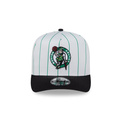 Boston Celtics Satin Pinstripe 9FIFTY A-Frame Snapback Hat