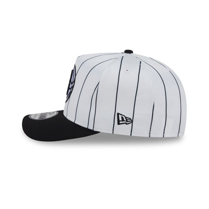 Brooklyn Nets Satin Pinstripe 9FIFTY A-Frame Snapback Hat