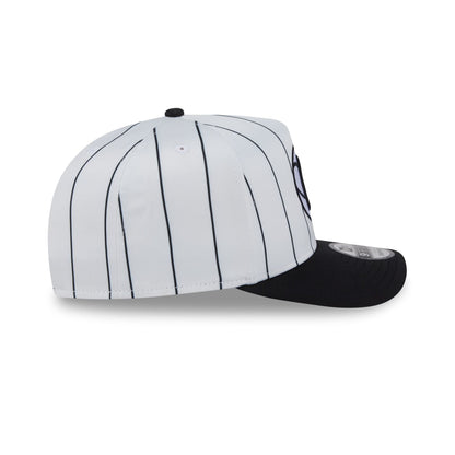 Brooklyn Nets Satin Pinstripe 9FIFTY A-Frame Snapback Hat
