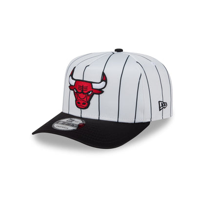 Chicago Bulls Satin Pinstripe 9FIFTY A-Frame Snapback Hat