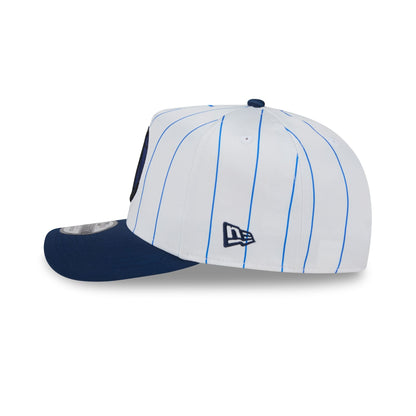 Dallas Mavericks Satin Pinstripe 9FIFTY A-Frame Snapback Hat