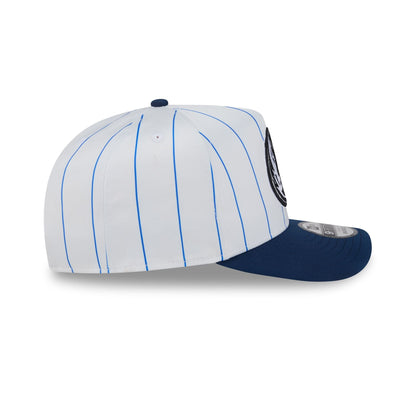 Dallas Mavericks Satin Pinstripe 9FIFTY A-Frame Snapback Hat