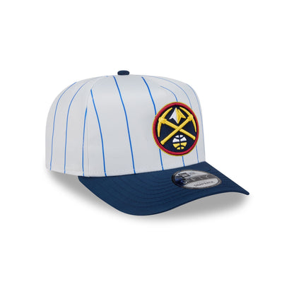 Denver Nuggets Satin Pinstripe 9FIFTY A-Frame Snapback Hat