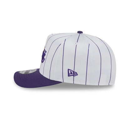 Los Angeles Lakers Satin Pinstripe 9FIFTY A-Frame Snapback Hat