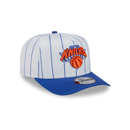 New York Knicks Satin Pinstripe 9FIFTY A-Frame Snapback Hat