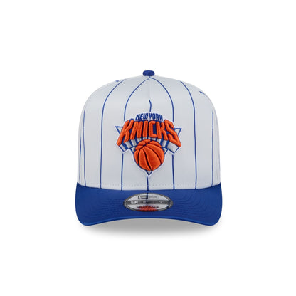 New York Knicks Satin Pinstripe 9FIFTY A-Frame Snapback Hat