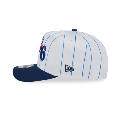 Philadelphia 76ers Satin Pinstripe 9FIFTY A-Frame Snapback Hat