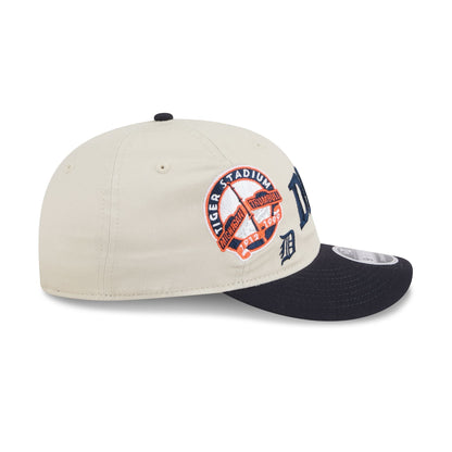Detroit Tigers Scattered Patches Retro Crown 9FIFTY Snapback Hat