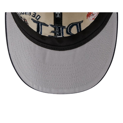 Detroit Tigers Scattered Patches Retro Crown 9FIFTY Snapback Hat