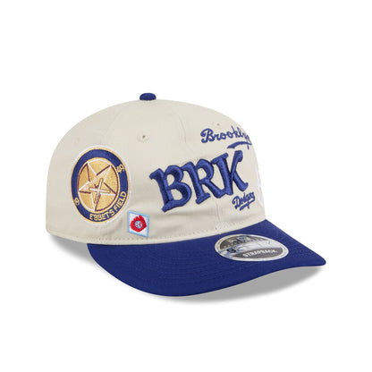 Brooklyn Dodgers Scattered Patches Retro Crown 9FIFTY Snapback Hat