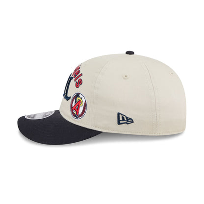Los Angeles Angels Scattered Patches Retro Crown 9FIFTY Snapback Hat
