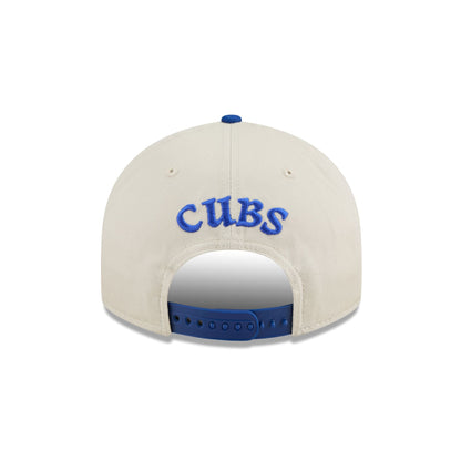 Chicago Cubs Scattered Patches Retro Crown 9FIFTY Snapback Hat