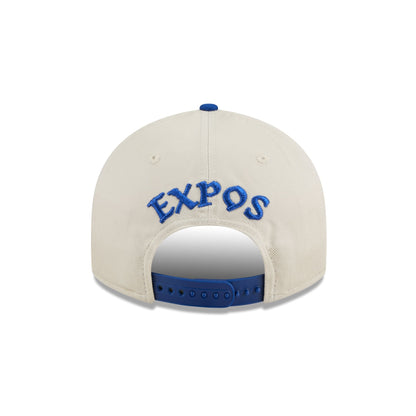 Montreal Expos Scattered Patches Retro Crown 9FIFTY Snapback Hat