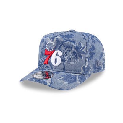 Philadelphia 76ers Denim Jacquard Golfer Hat