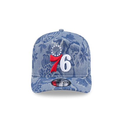 Philadelphia 76ers Denim Jacquard Golfer Hat