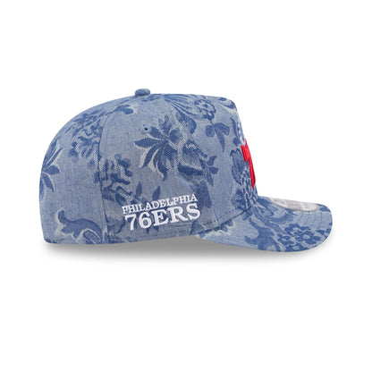 Philadelphia 76ers Denim Jacquard Golfer Hat