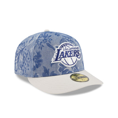 Los Angeles Lakers Two-Tone Denim 59FIFTY Fitted Hat