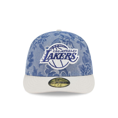 Los Angeles Lakers Two-Tone Denim 59FIFTY Fitted Hat