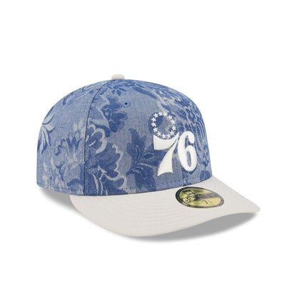 Philadelphia 76ers Two-Tone Denim 59FIFTY Fitted Hat